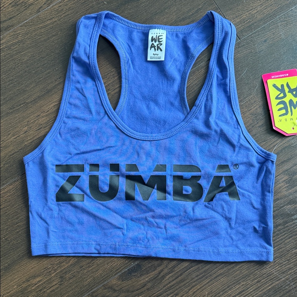Zumba Fitness Blue Crop Top